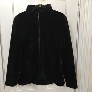 32 Degrees Women's Black Teddy Jacket